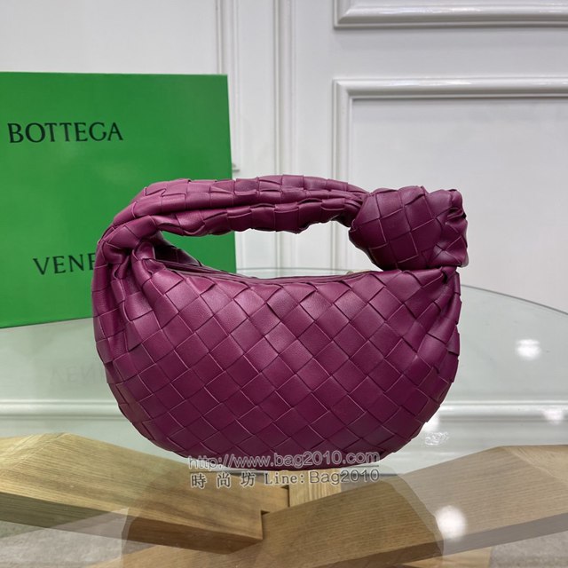 Bottega veneta高端女包 98080小號 寶緹嘉最新編織打結圓形hobo包 BV爆款jodie新版本2代編織女包  gxz1286